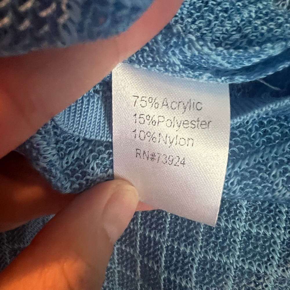 Ming Wang Jacket Small Light Blue Euc - image 4